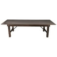 thumbnail image 6 of Flash Furniture Hercules 9' x 40" Rectangular Antique Rustic Mahogany Solid Pine Folding Farm Table, 6 of 10