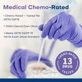 thumbnail image 4 of Guantes de examen de nitrilo Supmedic medianos de 3.5 mil, sin polvo, 4 of 6