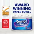 thumbnail image 4 of SpongeTowels UltraPRO Ultra Strong & Absorbent Paper Towel, Choose-A-Size® Sheets, 2 Regular Rolls, 4 of 6