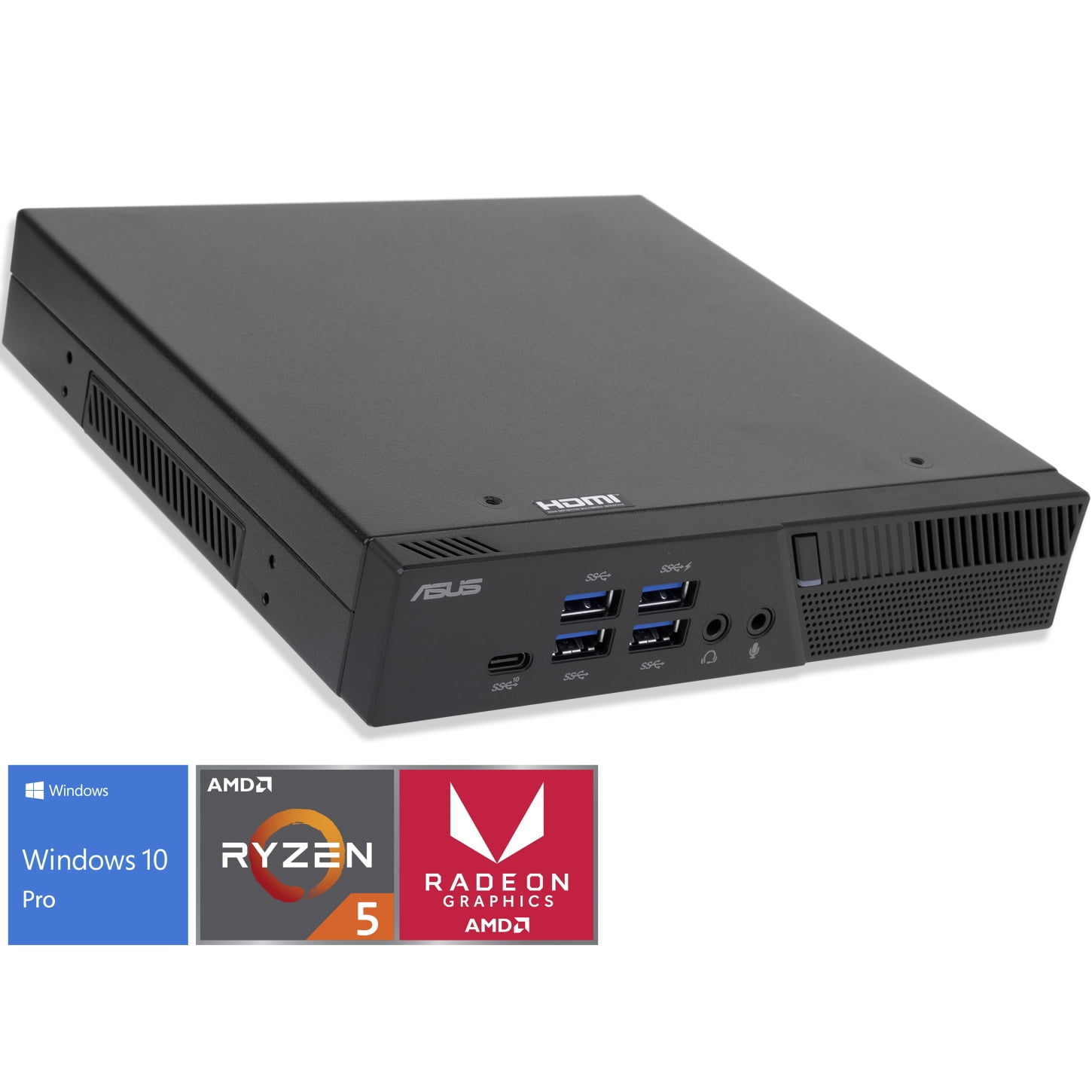 ASUS PB50 Mini PC, AMD Ryzen 5 3550H Upto 3.7GHz, 32GB RAM, 256GB NVMe