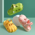 thumbnail image 2 of 3d dinosaurio garras niños zapatillas nuevo verano niños niñas zapatillas antideslizante niños playa zapatos bebé casa sandalias niños chanclas / longitud interior 20 cm / azul kaili Sencillez, 2 of 5