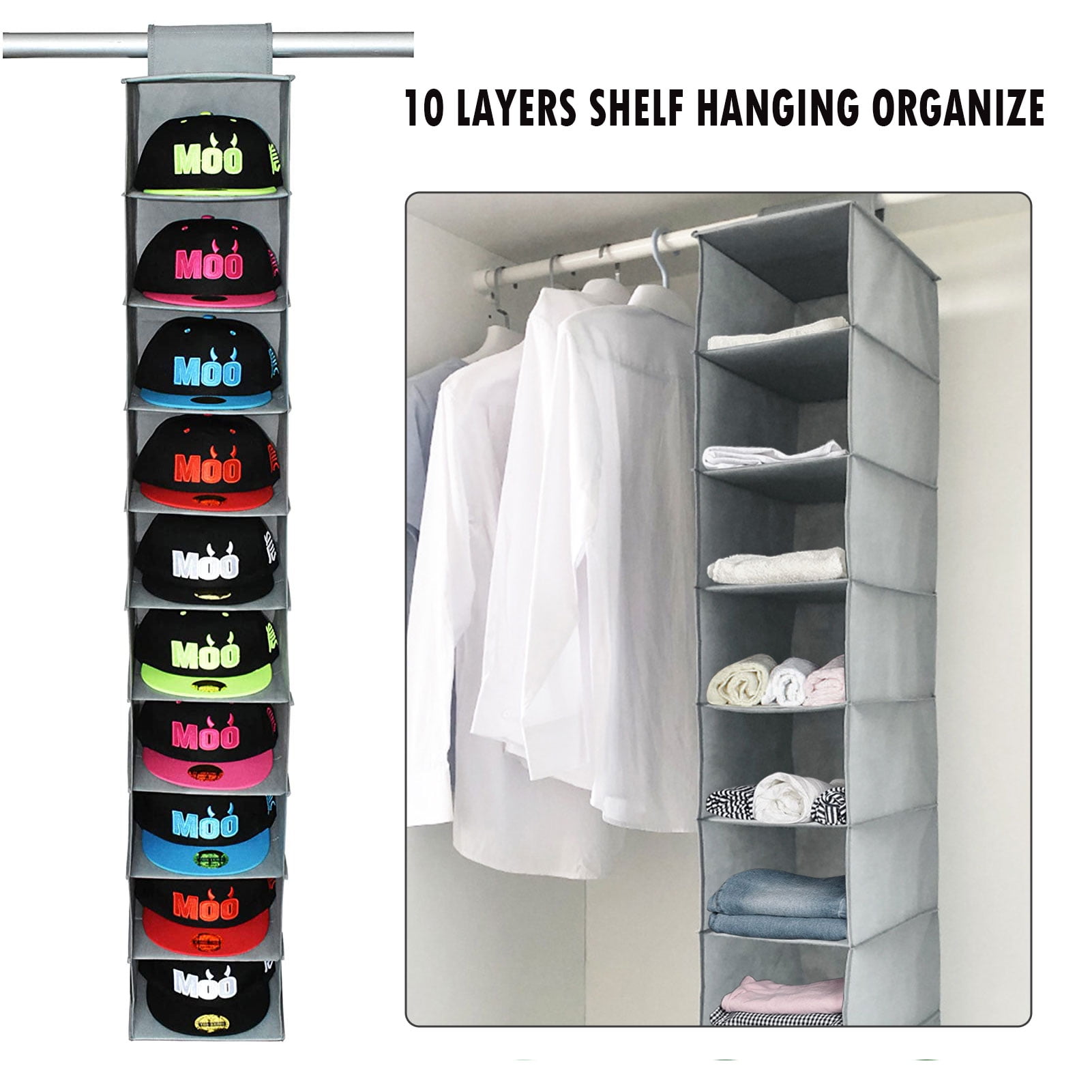 cap organizer closet