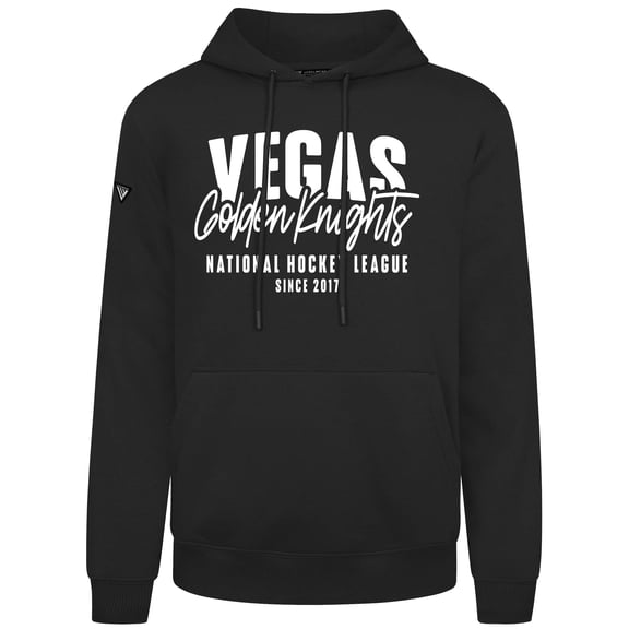 Men's Levelwear Black Vegas Golden Knights Podium Response Pullover Hoodie