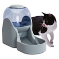 thumbnail image 3 of Alimenta Automático de Mascotas para - 3.8L 1.5 Kg Capacidad Capacidad Dog de Alimentos Alimenta de Agua Waterer Suministro - Comedero de Comedero de comida gris Colco Alimentador automático, 3 of 7