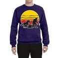 thumbnail image 2 of Wild Bobby Sunset Silhoutte Unicorn and Sasquatch Unisex Crewneck Sweatshirt, 2 of 6
