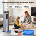 thumbnail image 3 of Humidificador GloryAir de 9 L con doble atomizador y cobertura de 186 m², 3 of 8