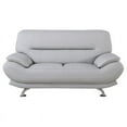 thumbnail image 4 of AE709-LG-LS Light Gray Color Love Seat with Faux Leather, 4 of 4