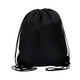 thumbnail image 4 of Mochila con cordón, bolsa con cordón, bolsa de gimnasio, saco con cincha, bolsas de PE, soporte para pelotas, mochila grande para hombres, niños, comp Negro, 4 of 8