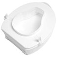 thumbnail image 3 of PCP 4" Raised Standard Toilet Seat, Increase Height Over Commode, Includes Lid, Tightening Stability Safety Clamps, 3 of 8