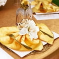 thumbnail image 4 of 6Pcs Artificial Flower Napkin Ring Holders Wedding Napkin Rings Table Napkin Decors, 4 of 8