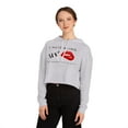 thumbnail image 3 of Womens Cropped Hooded Sweatshirt Funny Says Sweatshirt, 3 of 3