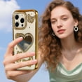 thumbnail image 3 of Klonfd Glitter Bling Heart For IPhone Compatible With Wireless Charging, 3 of 5