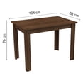thumbnail image 4 of Juego de Comedor Mesa Tablero de Madera con 4 Sillas Madesa Rute Madesa con 4 Sillas, 4 of 10