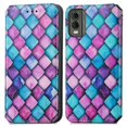 thumbnail image 2 of Compatible With Nokia C32 Case Colorful Wallet Card Slot Pu Leather Kickstand Magnetic Rfid Blocking Cover, 2 of 3