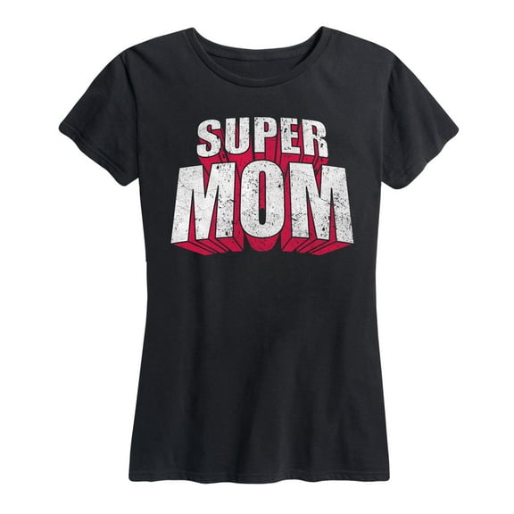 Instant Message - Super Mom - Women's Short Sleeve Graphic T-Shirt
