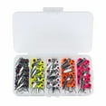 thumbnail image 2 of 50pcs/box Spoon Lead Jig Head Fishing Hooks Crappie Lure Bait Kit Tackle Set, 2 of 15