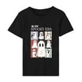 thumbnail image 2 of Alkepwun Halloween Shirts for Women Cute Ghost Shirt In my Spooky Era Funny Graphic Tees Casual Short Sleeve T Shirt Pullover Tops, 2 of 5