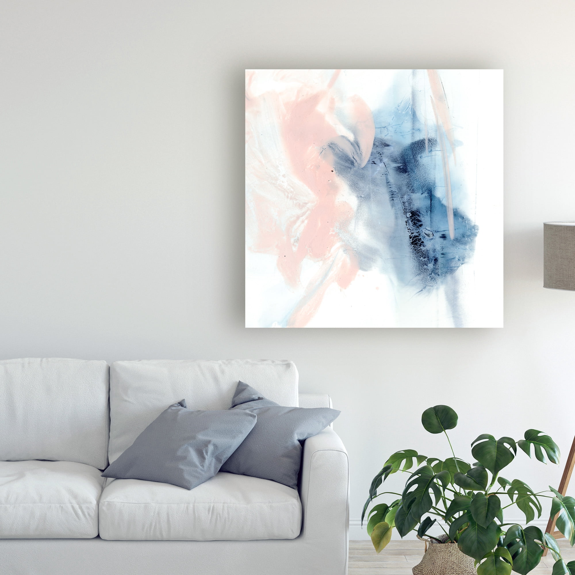 Trademark Fine Art 'Indigo And Blush III' Canvas Art by Ethan Harper
