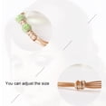 thumbnail image 3 of Bracelet Fille Fleur Pressée Ajustable Bracelet Gypsophile Séchée Bracelet Charme, 3 of 10