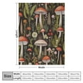 thumbnail image 4 of HENGT Boho Mushroom Blanket Autumn Mushrooms Lightweight Throw Blanket for Couch Bed Room Decor Fuzzy Super Soft Blankets Mushrooms Gifts for Kids Adults Women, 4 of 6
