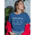 thumbnail image 2 of You Are Water. Flow And Heal Shaped T-Shirt Women -Smartprints Designs, Female Medium, 2 of 4