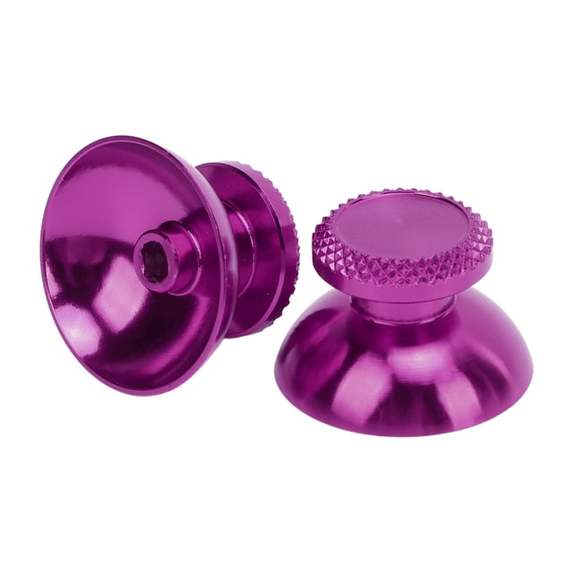 Sticks pour Manette, 2 Pcs Poignée de Pouce en Métal de Remplacement pour Console de Jeu Portative, Accessoires de Sticks Analogiques en Alliage d'Aluminium