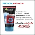 thumbnail image 3 of Limpiador Garnier Pure Active 3 en 1, carbón vegetal, 150 ml, 3 of 8