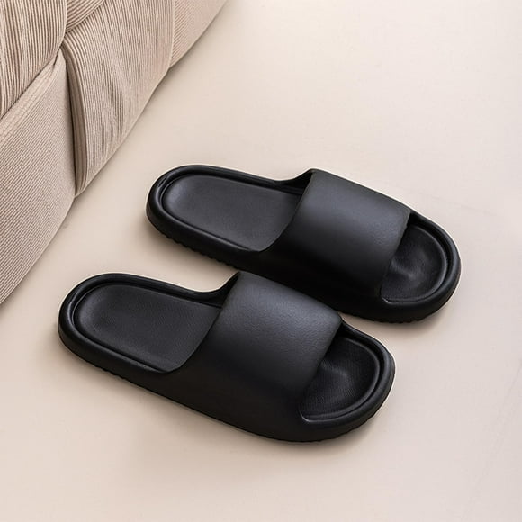 PPgejGEK Womens Slippers Men's and Women's Home Slippers Summer Lovers Indoor and Outdoor Thick Soles Stepping Feeling Light Soft Soles Slippers Garden Clog Slippers Tax Free Weekend