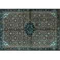 thumbnail image 1 of Ahgly Company Indoor Rectangle Persian Light Blue Traditional Area Rugs, 7' x 10', 1 of 4