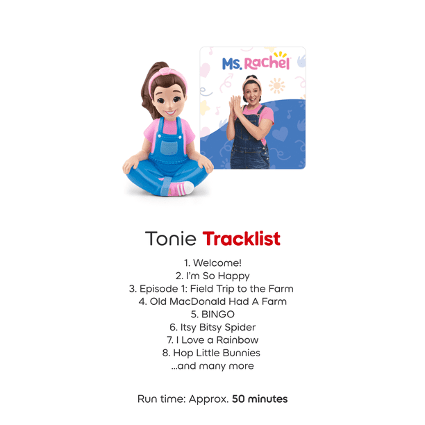 tonies Ms. Rachel Audio Toy Figurine, Age Group 1+ - Walmart