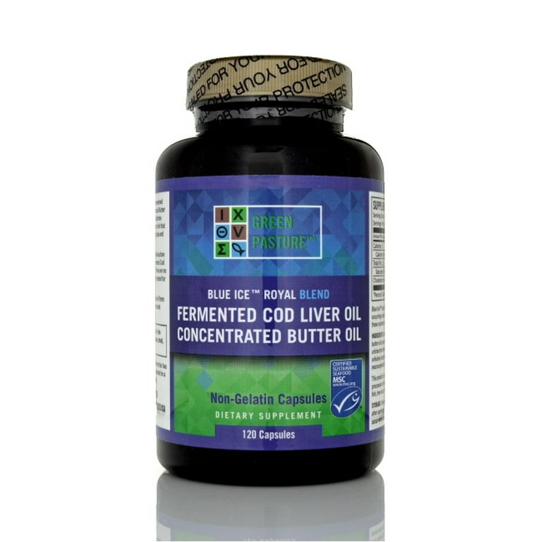 Pjece sandhed Match Green Pasture Fermented Cod Liver Oil & Concentrated Butter Oil 120 Count  Capsules - Walmart.com