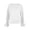 White, variant on Hurxie Women's Casual Crew Neck Sweatshirt Long Sleeve Ruched Solid Loose Fitting Pullover Tops