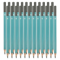 Uxcell 8B Drawing Pencils for Sketching, 24PCS Sketch Pencils for Drawing Art Pencils Graphite Wood Pre-sharpened for Drawing Sketching Artist, Hexagonal, Black Refill, Green/Black Pole