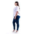 thumbnail image 3 of Blusa escote drapeado Roman Fashion /Tallas Extras, 228 (Blanco) blanco 40, 3 of 6