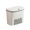 Gray white M, variant on Yammee Wall Mounted Hanging Trash Bin Kitchen Trash Can Cabinets Door Bathroom Trash Can