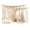 Champagne, variant on THXSILK Silk Pillowcase Set of 2, Both Side 100% Pure 19 Momme Silk, Mulberry Silk Pillowcase for Hair & Skin, Gifts for Women Men, Standard (20" x 26"), White