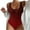 Wine, variant on Kmdttou Cover Ups for Swimwear Women Sexy And Fashionable Beach Swimsuit With Printed Summer Swimsuit on Clearance!