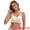 White, variant on DARING DIVA Women's Adjustable Bras Soft S Blue