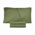 thumbnail image 2 of Superior Tierney Cotton Percale Deep Pocket Sheet Set, Full, Sage, 2 of 7