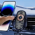 thumbnail image 1 of TIMIFIS Support de Charge Sans Fil Modèles Multiples Utilisation Détection Intelligente Verrouillage Automatique Charge Super Rapide Installation Stable de Sortie Rotation 360 Degrés Charge Sans Fil pour Voiture, 1 of 9