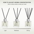 thumbnail image 4 of shiyou-Reed Diffuser, Bamboo & White Tea Essential Oil with 5 Diffuser Sticks, 3.4 fl oz(100ml) Long Lasting Scent Bathroom Air Freshener, Home Fragrance for Office Room Decoration (1 Pack), 4 of 4