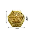 thumbnail image 3 of Efavormart 12 Pack - 3" Gold Hexagon Favor Candy Boxes for Wedding, Bridal Shower, Baby shower, Birthday, Candy Jars Decorations, 3 of 11