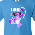 thumbnail image 4 of Inktastic I Wear Purple For My Aunt Lupus Awareness Youth T-Shirt, 4 of 5