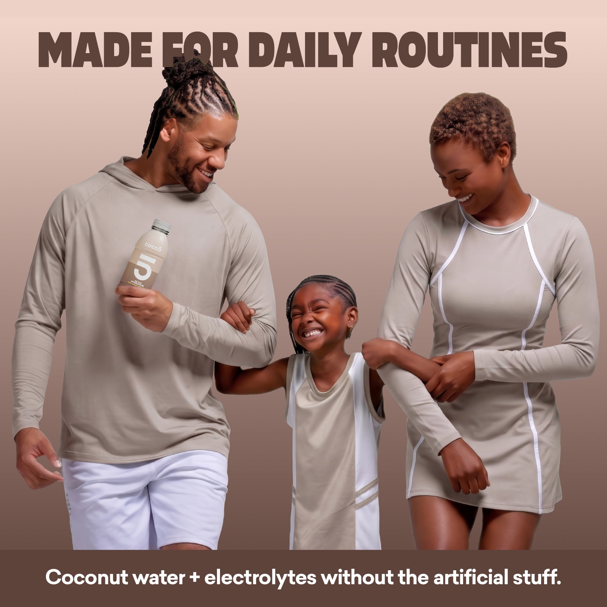 COCO5 Original Coconut Water, Pure Active Hydration with 5 Electrolytes, 50% Less Sugar, Caffeine Free, Vegan, 16.9 oz, 12 Count