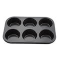 thumbnail image 2 of Molde para 6 Muffins Winco Aluminio Antiadherente AMF-6NS, 2 of 2