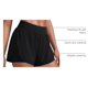 thumbnail image 4 of Shorts CRZ YOGA 2 en 1 con abertura lateral, tiro bajo, 7.5 cm, negro, XL, 4 of 5