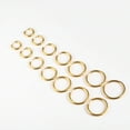 thumbnail image 1 of Hoop Earrings Stainless Steel Hoop Earrings Mutiple Sizes Eardrop For Male And Female, 1 of 3