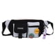 thumbnail image 1 of Bolso bandolera de gran capacidad con un solo hombro, riñonera deportiva personalizada para teléfono móvil, color negro, 1 of 5