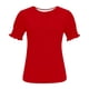 thumbnail image 2 of TaTaai Delicate Sleeve Blouse for Women, Airy Summer T-Shirt, Soft Detailed Top, Ideal for Casual, Vacation, Evening Events and Seasonal Activities Gift, 2 of 6