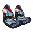 thumbnail image 2 of Yiaed Abstract Cubist Printer Print Car Seat Covers,Universal Auto Seats Protector Fits for Car,SUV Sedan,Truck,Automotive Seat Covers & Accessories-2 PCS, 2 of 9